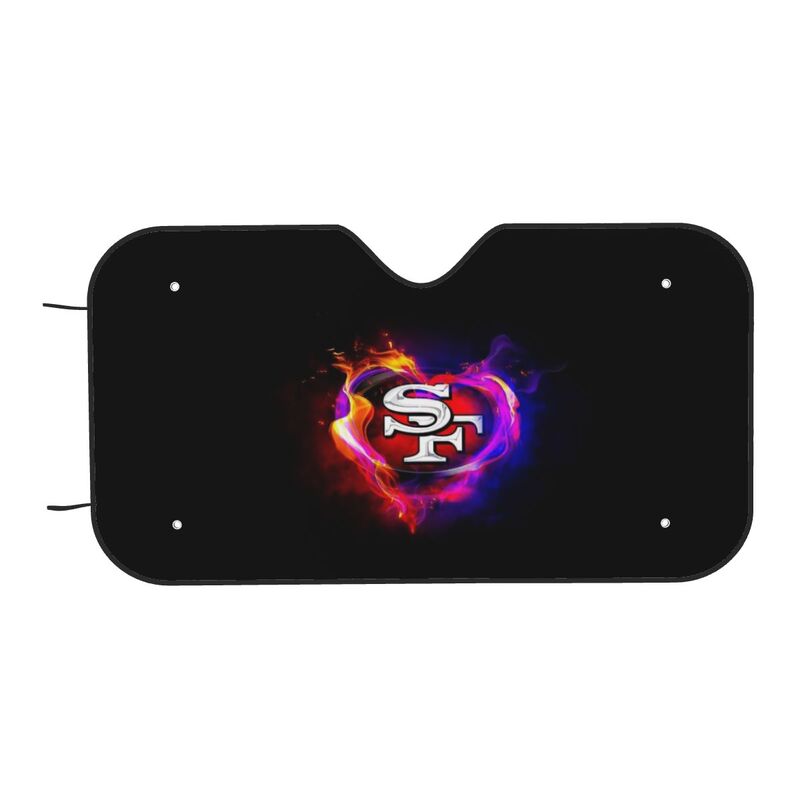 San Francisco 49ers Printing Car windshield sunshades is suitable front windshield sunshades
