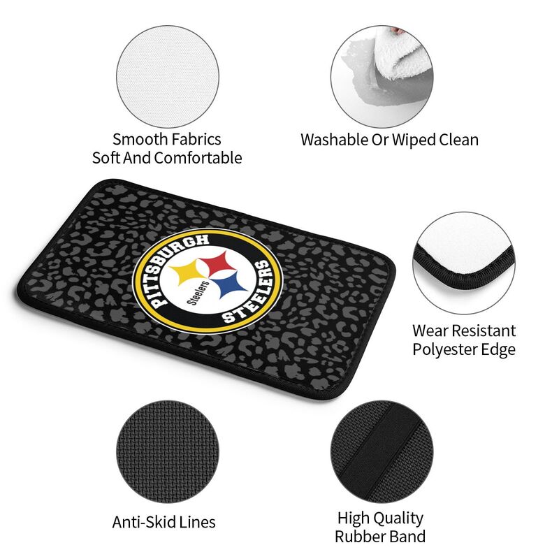 Pittsburgh Steelers 2 print Car handrail box cushion Personalized car armrest cover