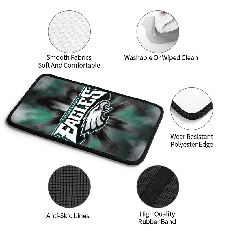 Philadelphia Eagles Printed car center armrest box pad anti slip pad