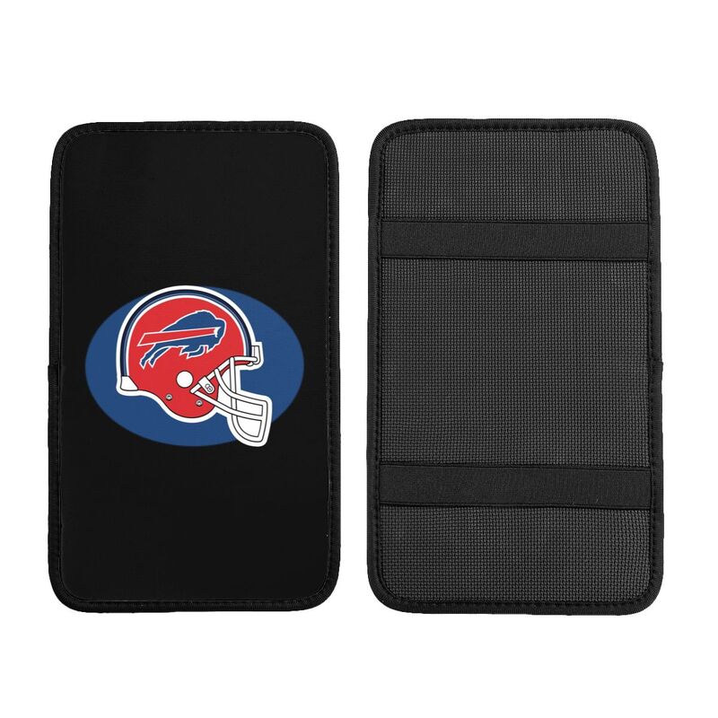 Car armrest box pad Buffalo Bills 6 Printed central armrest box cushion protective pad