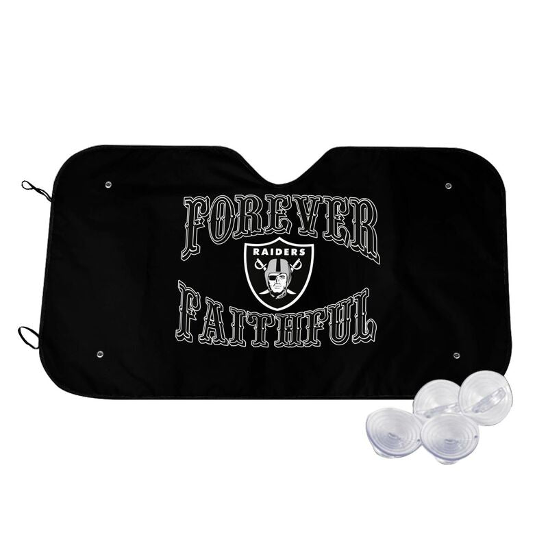 Las Vegas Raiders Printing car multi size front windshield sunshade car windshield sunshade