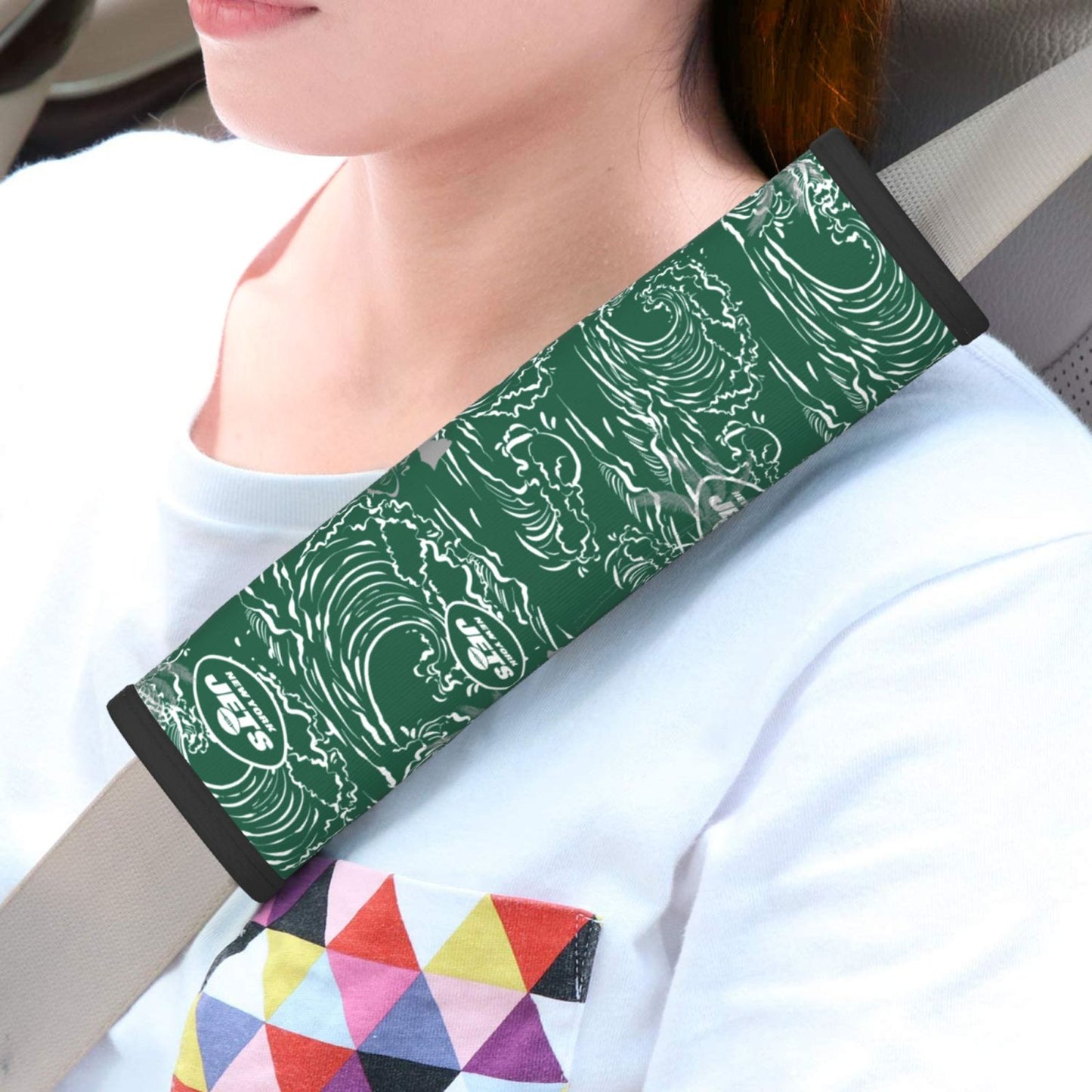 New York Jets Car seat belt shoulder strap UNISEX seat belt protective cover
