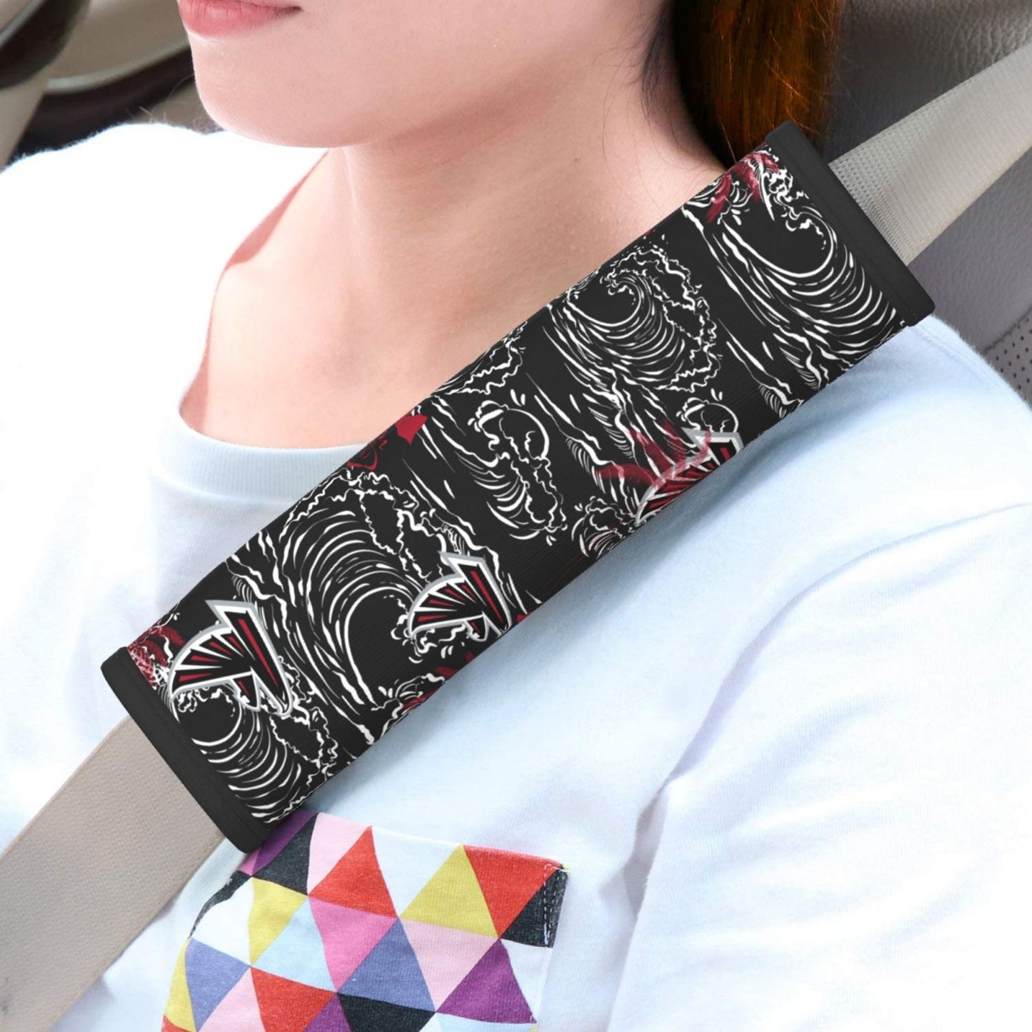 Atlanta Falcons Car seat belt shoulder strap UNISEX seat belt protective cover
