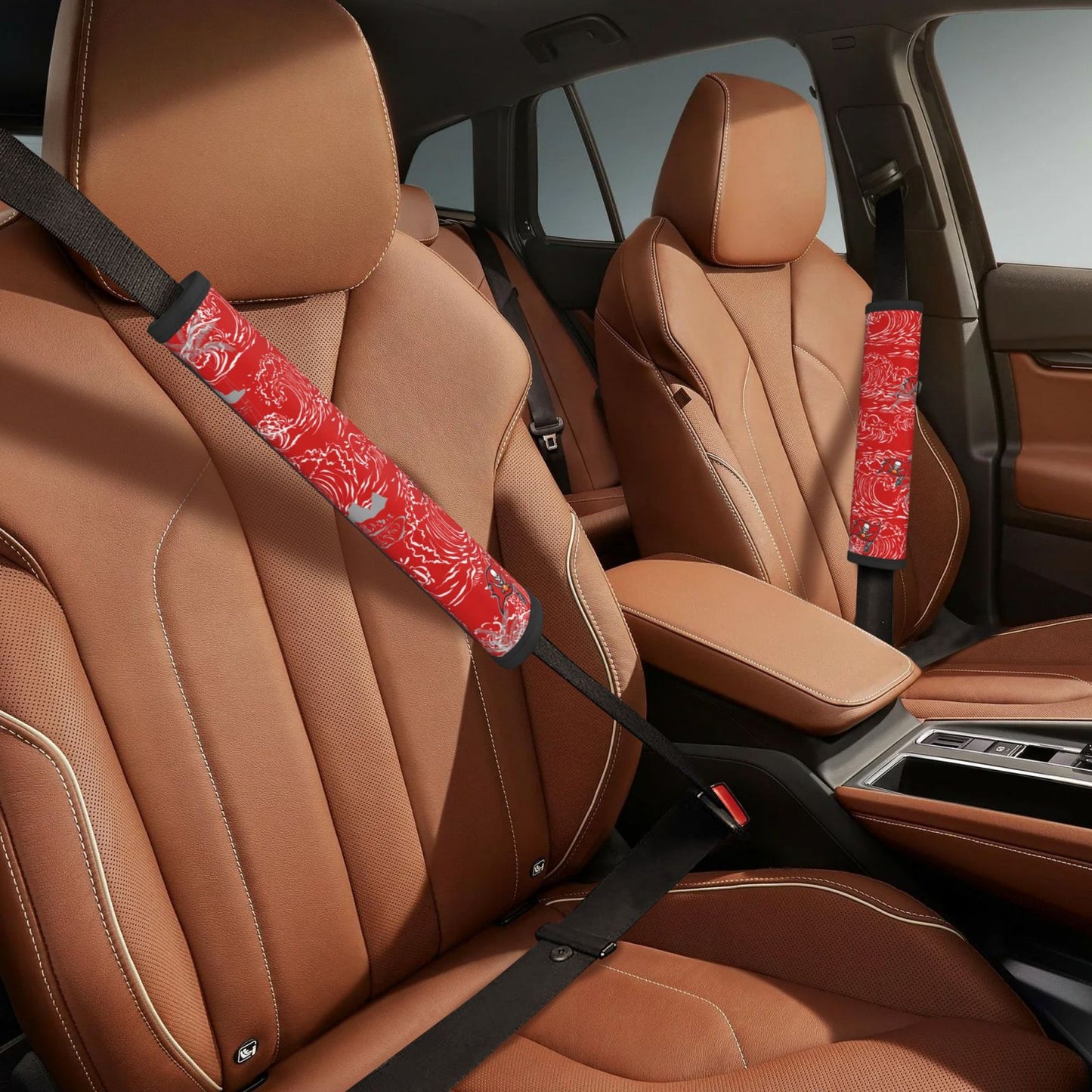 Tampa Bay Buccaneers Car seat belt shoulder strap UNISEX seat belt protective cover