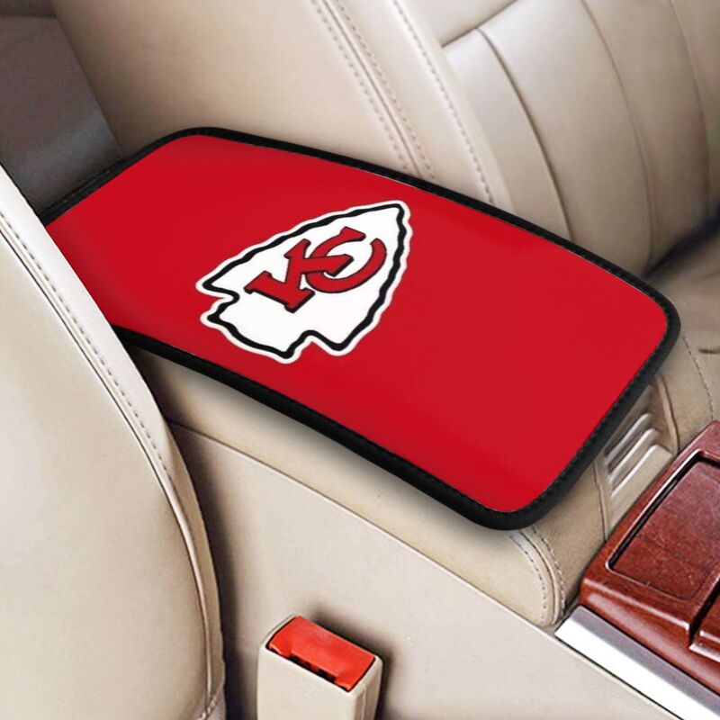Kansas City Chiefs Printed car armrest box pad elbow protection pad