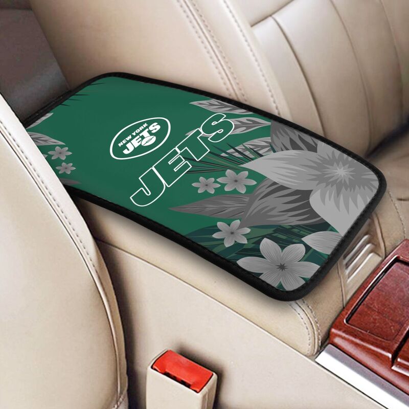 New York Jets Car armrest box protective cover car center console armrest pad
