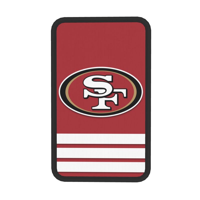 Car armrest box pad San Francisco 49ers 7 Printed central armrest box cushion protective pad