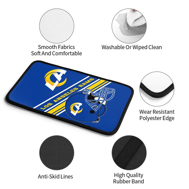 Los Angeles Rams Print armrest protective cover car armrest box cushion