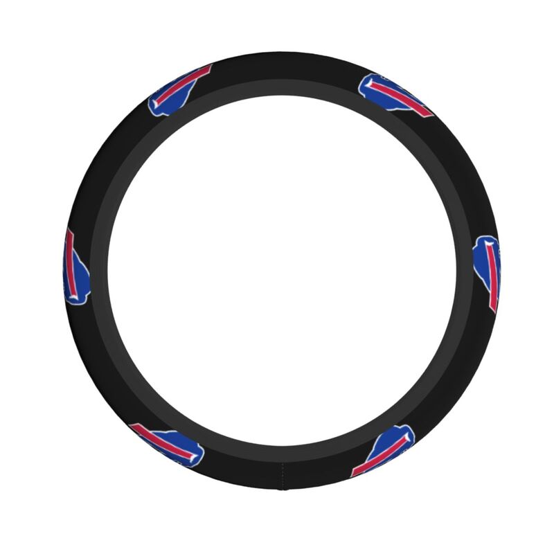 Buffalo Bills 5 Printed breathable anti slip cover elastic steering wheel cover