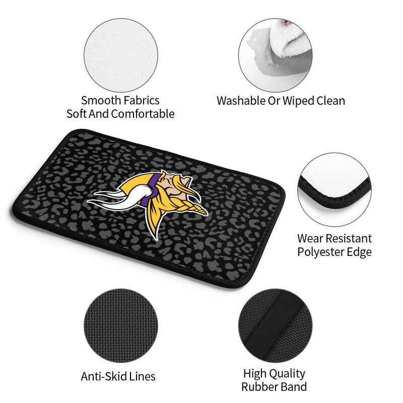 Minnesota Vikings printed Car handrail box cushion Personalized car armrest cover