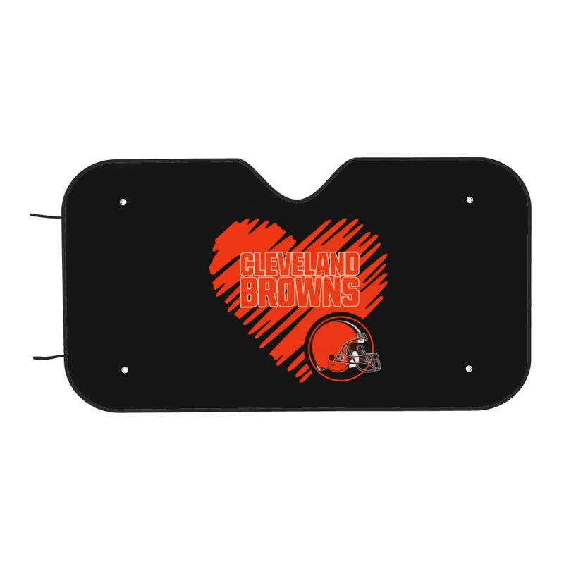 Cleveland Browns Printing is suitable car front windshield sunshades Car windshield sunshades