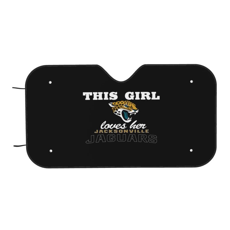 Jacksonville Jaguars Printing multi size car front windshield sunshade car windshield sunshade