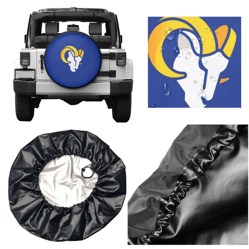 Los Angeles Rams 5 Tyre protective cover car dustproof sunscreen tyre protective cover