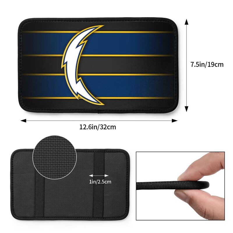 San Diego Chargers1 Printed car center armrest box pad anti slip pad