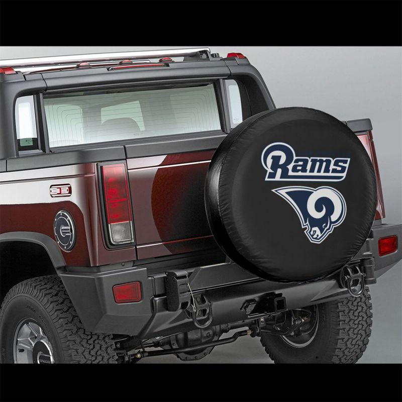 Los Angeles Rams Car tire protection cover spare tire waterproof and dustproof cover