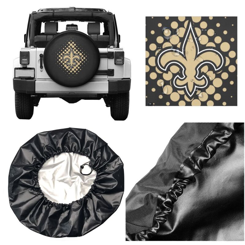 New Orleans Saints Printing tire protection cover car sun protection tire protection cover