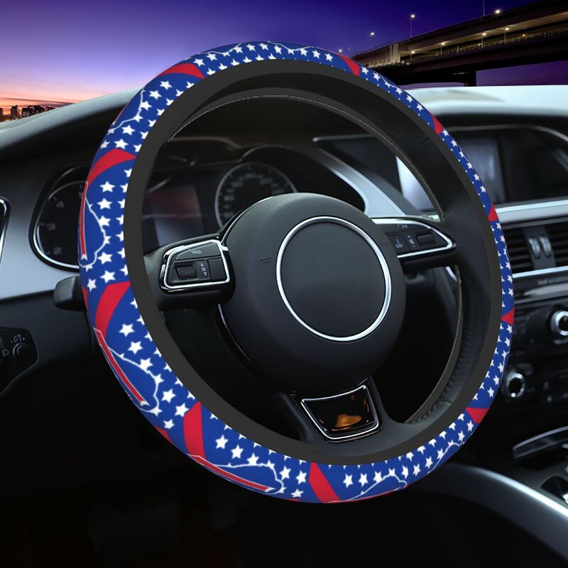 Buffalo Bills Printed car protective cover elastic steering wheel cover
