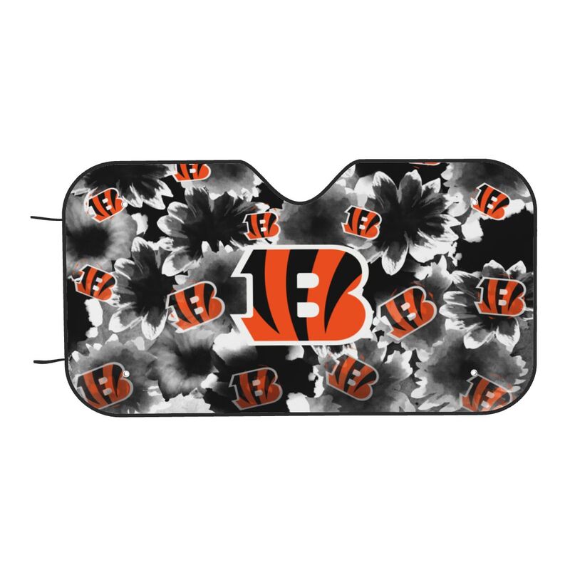Cincinnati Bengals Printed multi size car front windshield sunshade car windshield sunshade