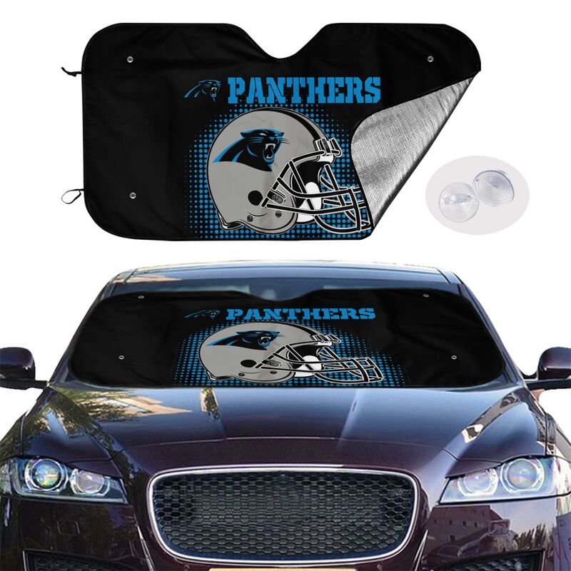Carolina Panthers Printing car front windshield sunshade car windshield sunshade multi size