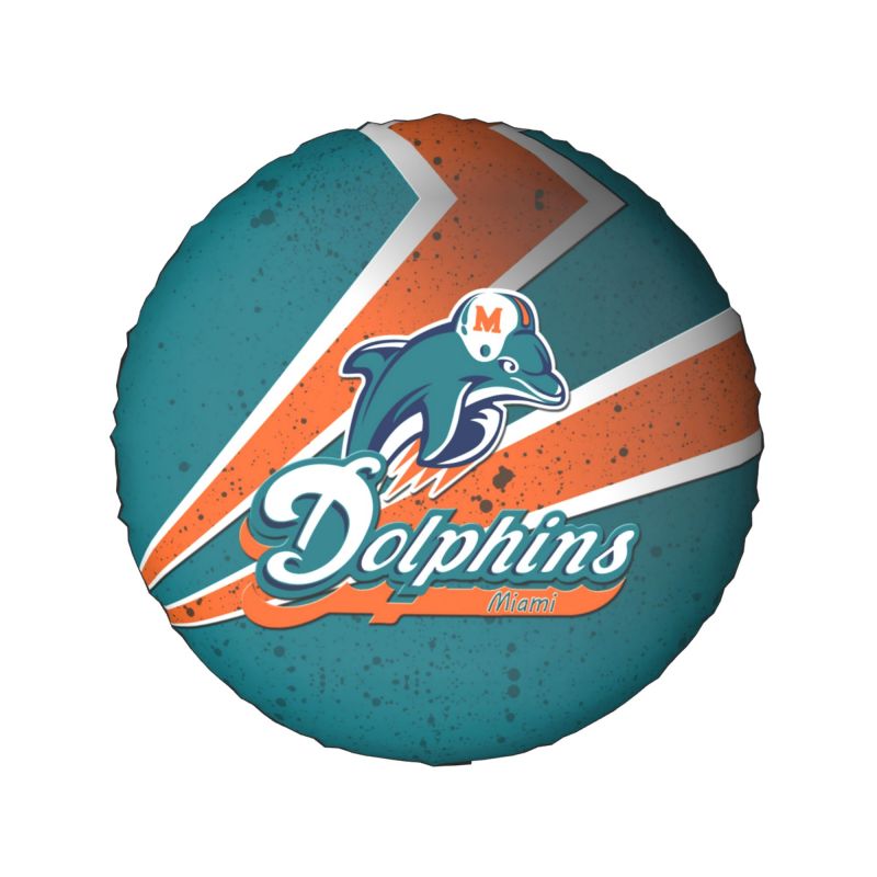 Miami Dolphins printed car tire cover dustproof and waterproof tire cover