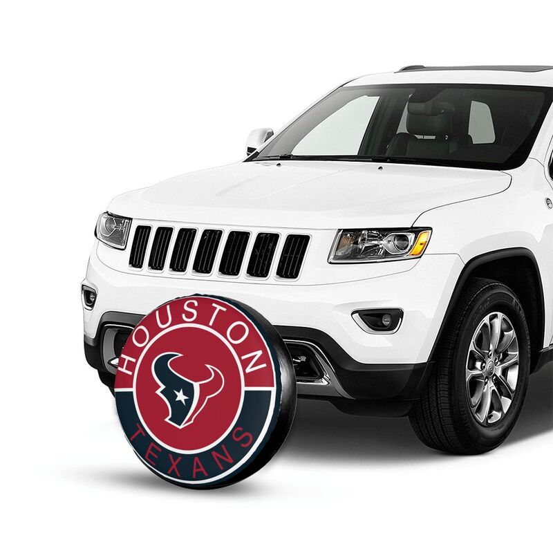 Houston Texans Printed tire protection cover car spare tire dust protection covers