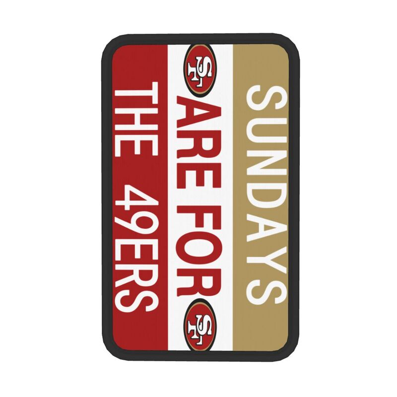 San Francisco 49ers Personalized printed car armrest cover Car handrail box cushion