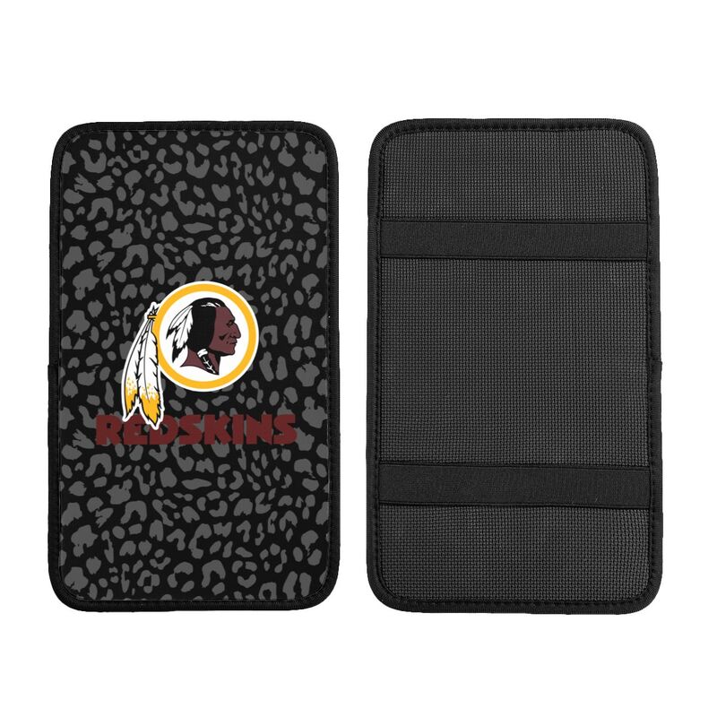 Washington Redskins 2 printed Car handrail box cushion Personalized car armrest cover