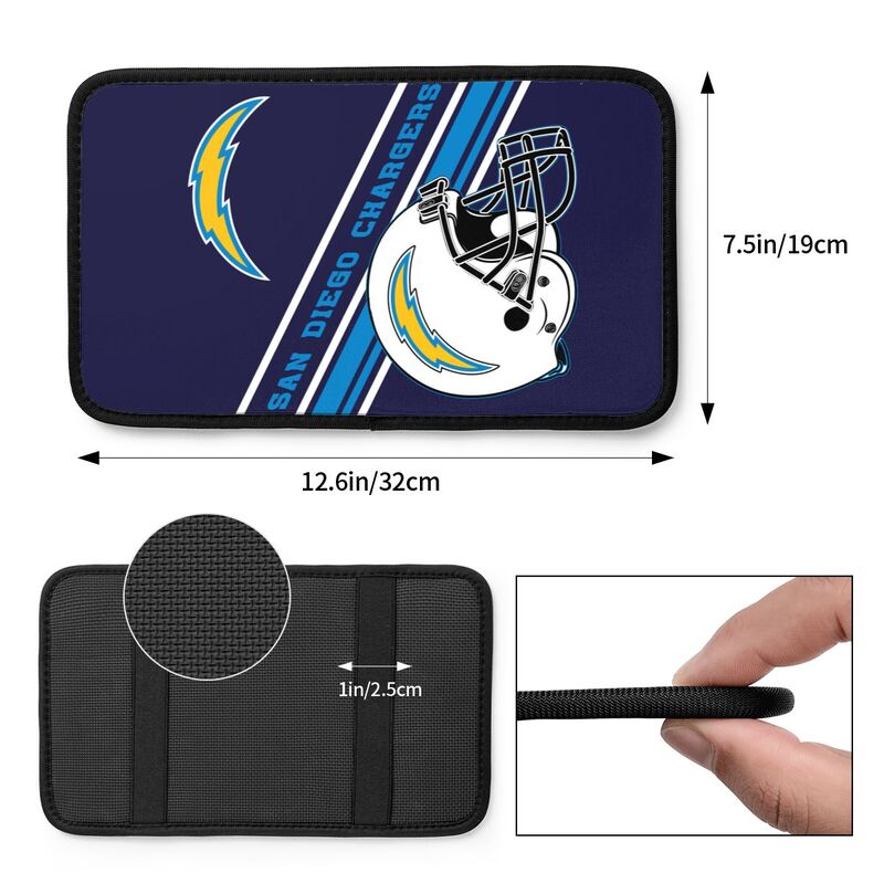 San Diego Chargers Print armrest protective cover car armrest box cushion