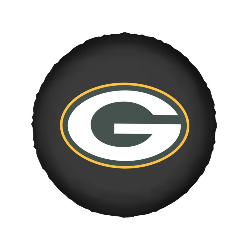 Green Bay Packers 2 Car tire protective cover waterproof and dustproof tire cover