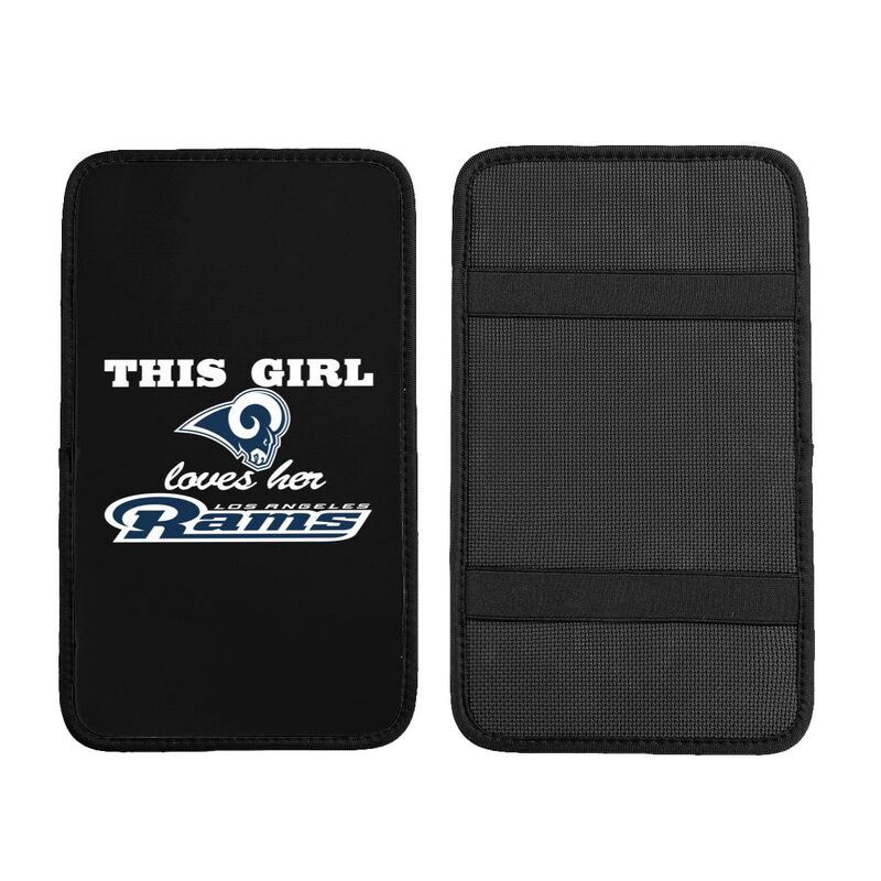 Los Angeles Rams Printing car center console pad car armrest protective cover