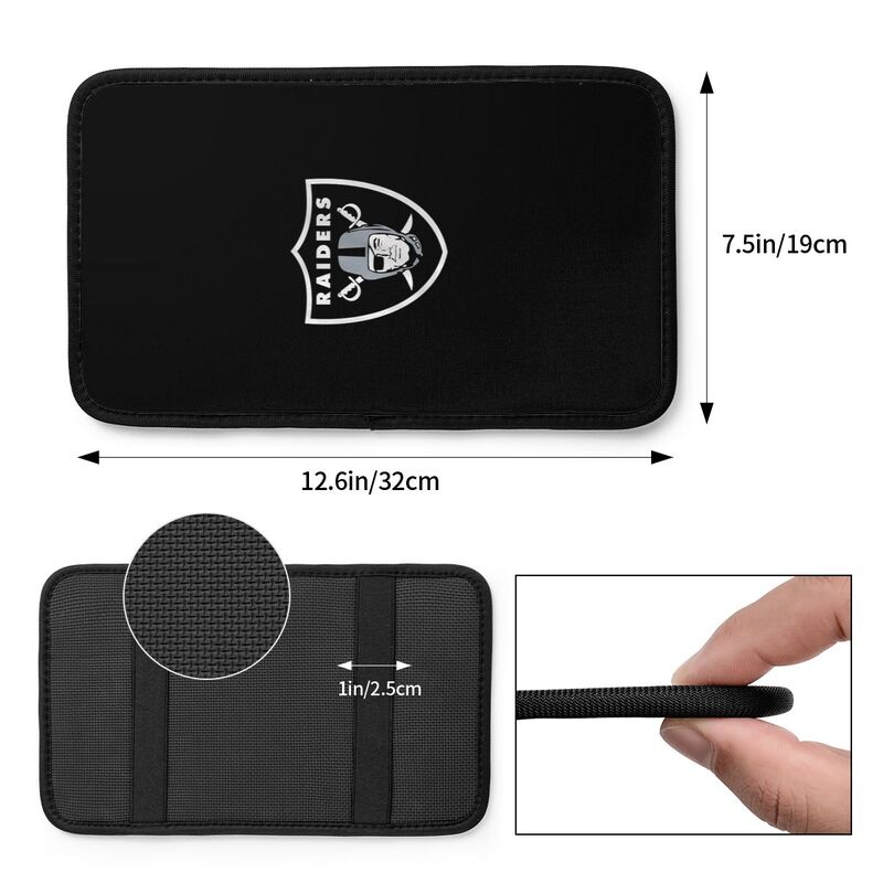Las Vegas Raiders Protective pad for armrest box of printing vehicle