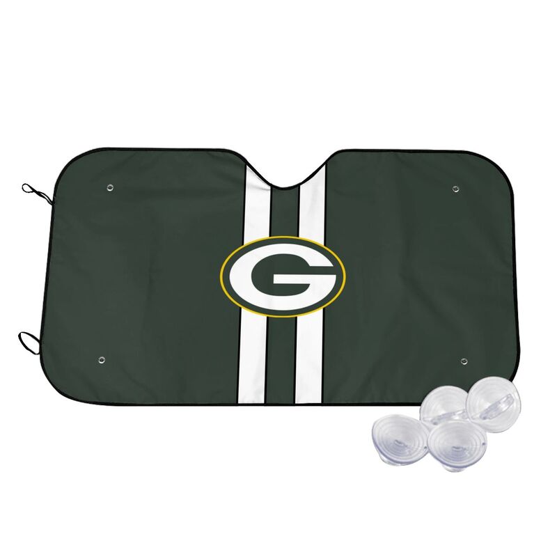 Green Bay Packers Print suitable for front Car windshield sunshades Car windshield sunshades
