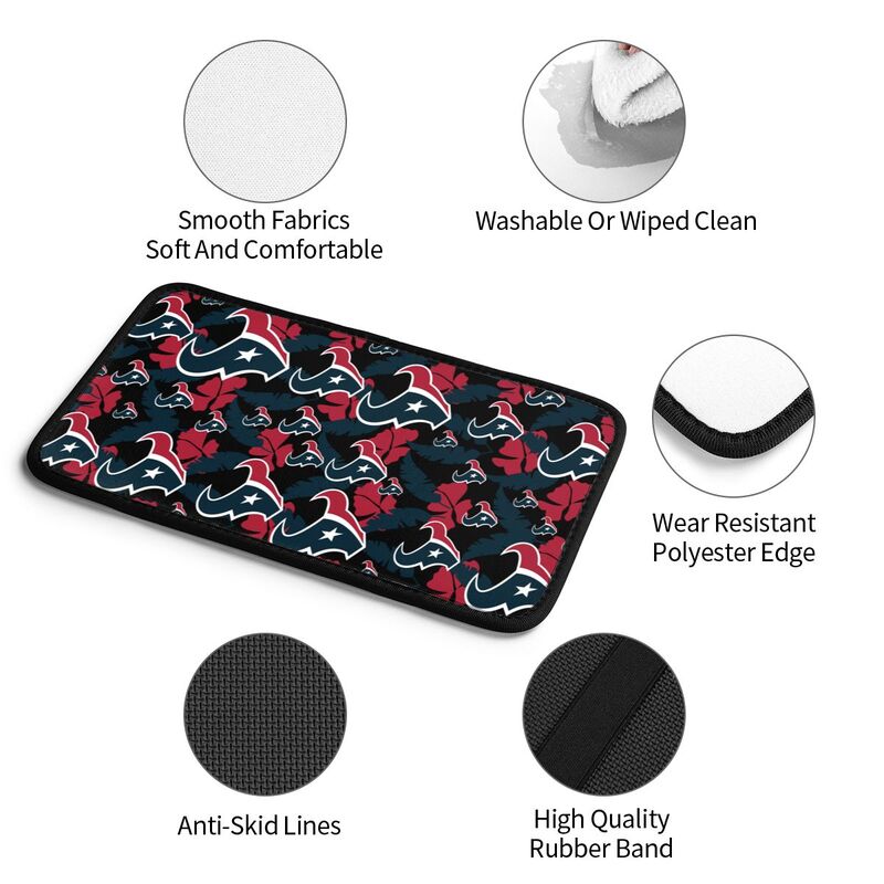 Houston Texans printing Center console armrest pad car armrest protective cover car
