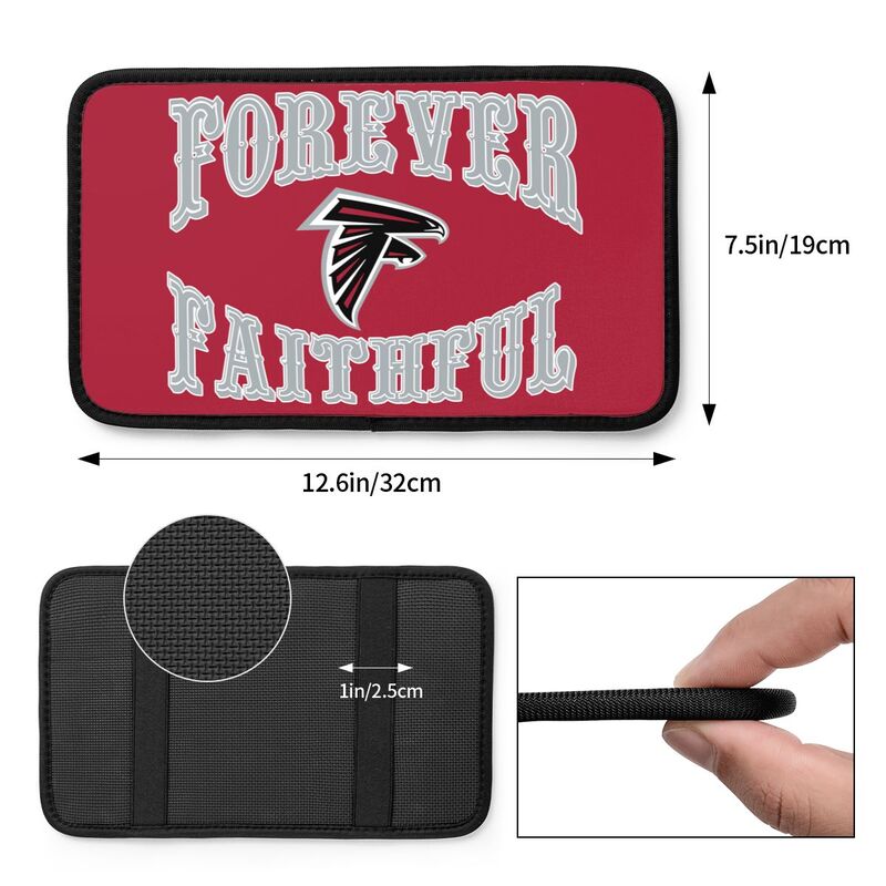 Atlanta Falcons Print car armrest box cover armrest protective cover