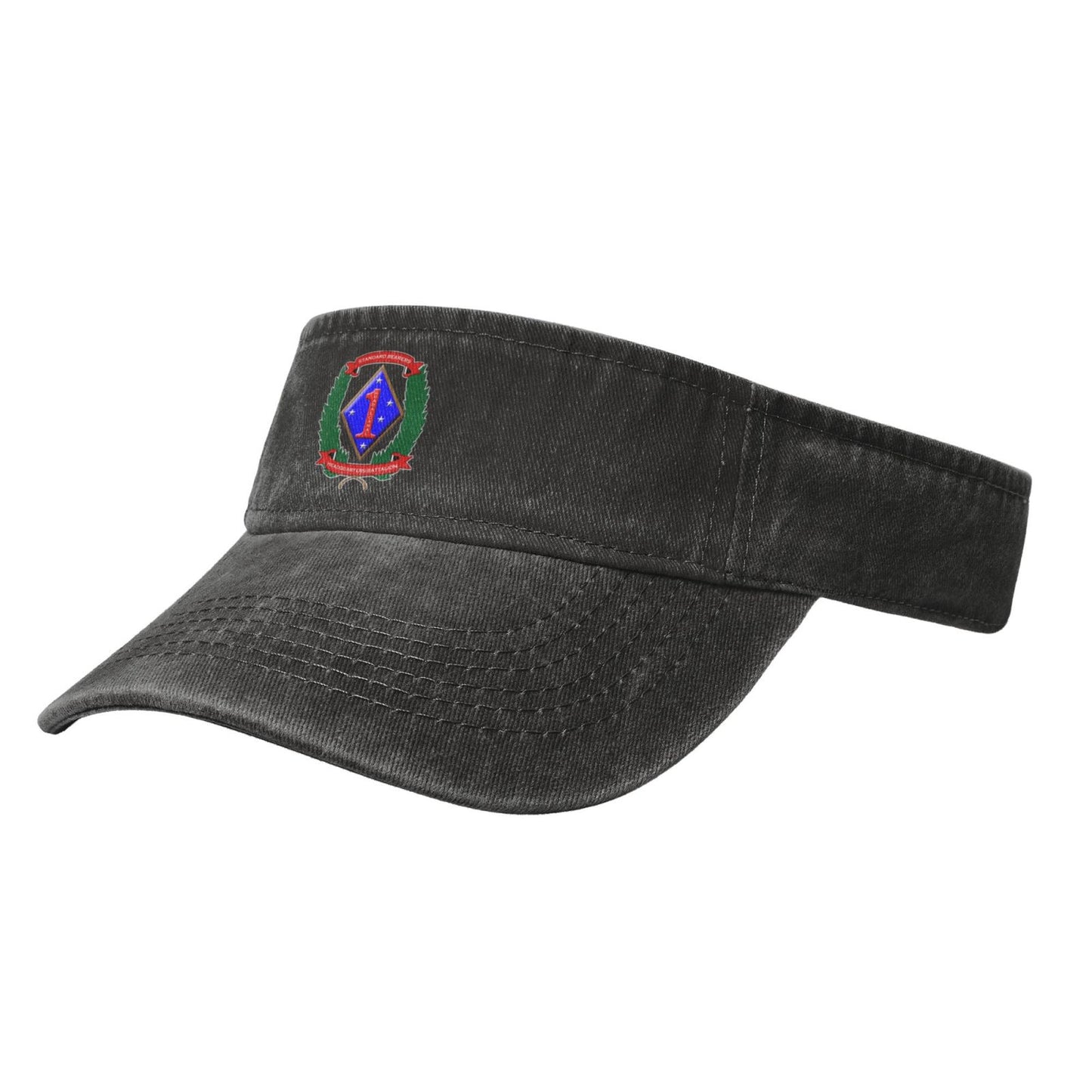 HQBN 1st Marine Division Printing adjustable Empty Top Baseball Sun Cap unisex outdoor sport hat veterans gift