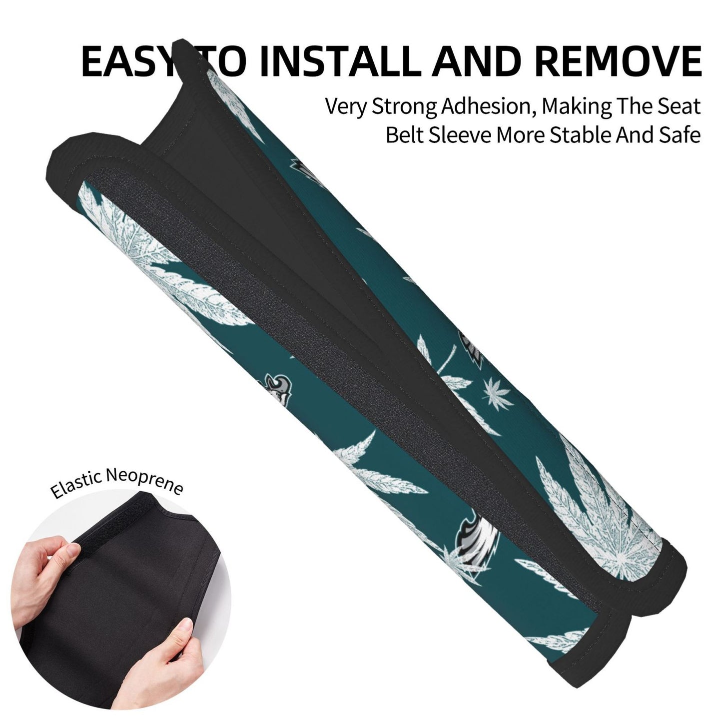 Philadelphia Eagles Car seat belt protection cover Adult seat belt protection cover