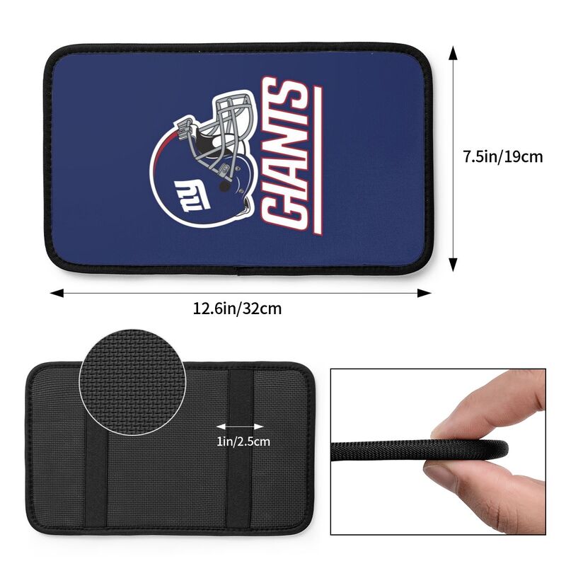 New York Giants1 Printed car center armrest box pad anti slip pad