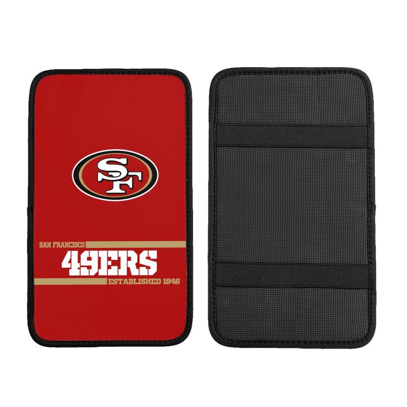 San Francisco 49ers Printed car armrest box pad Protective pad