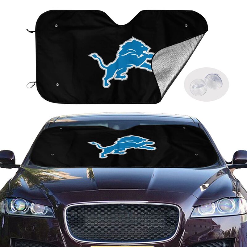 Detroit Lions Printing suitable for front Car windshield sunshades Car windshield sunshades