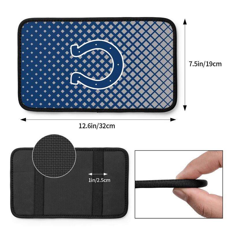 Indianapolis Colts Car handrail box cushion Personalized printed car armrest cover