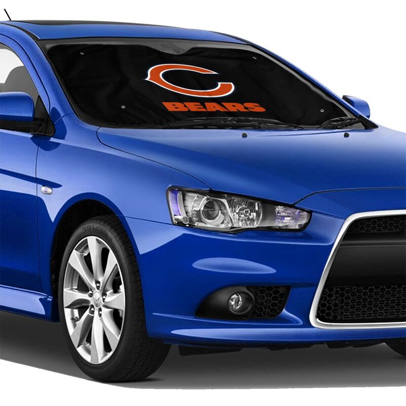 Chicago Bears Printing suitable for front Car windshield sunshades Car windshield sunshades