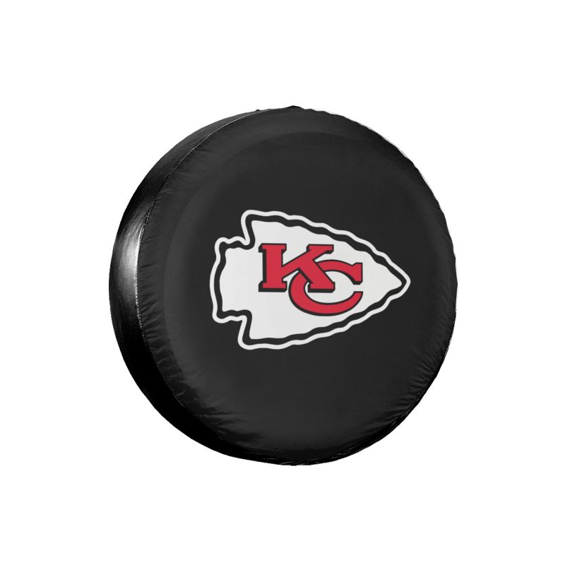 Kansas City Chiefs Car tire protection cover spare tire waterproof and dustproof cover