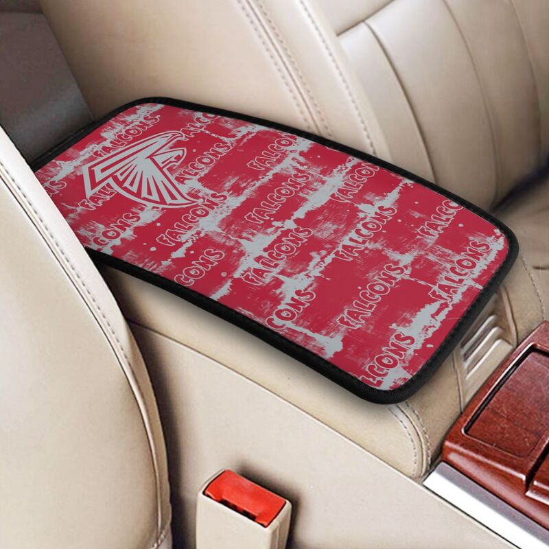 Atlanta Falcons print Car armrest box protective cover car center console armrest pad