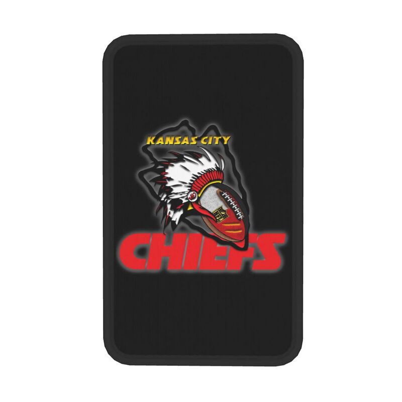 Car armrest box pad Kansas City Chiefs Printed central armrest box pad protective pad