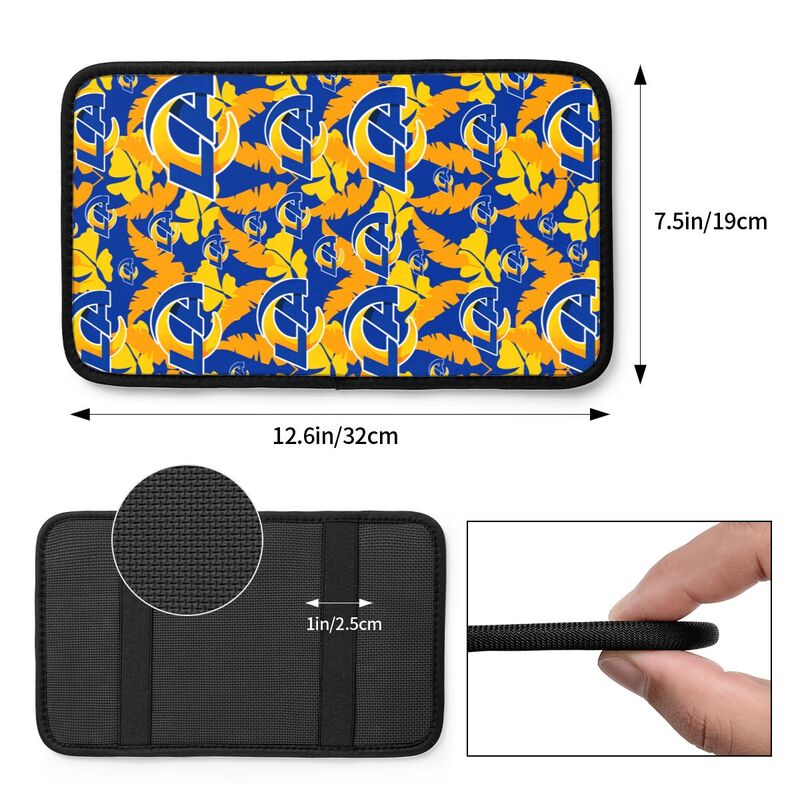 Los Angeles Rams printing Center console armrest pad car armrest protective cover car