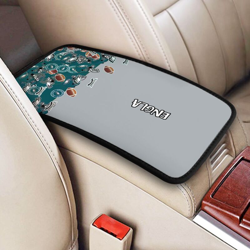 Philadelphia Eagles print Car center console armrest pad car armrest protective cover