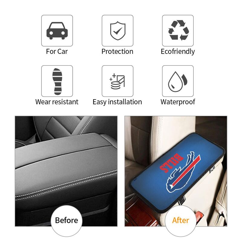 Buffalo Bills Protective pad for armrest box of printing vehicle