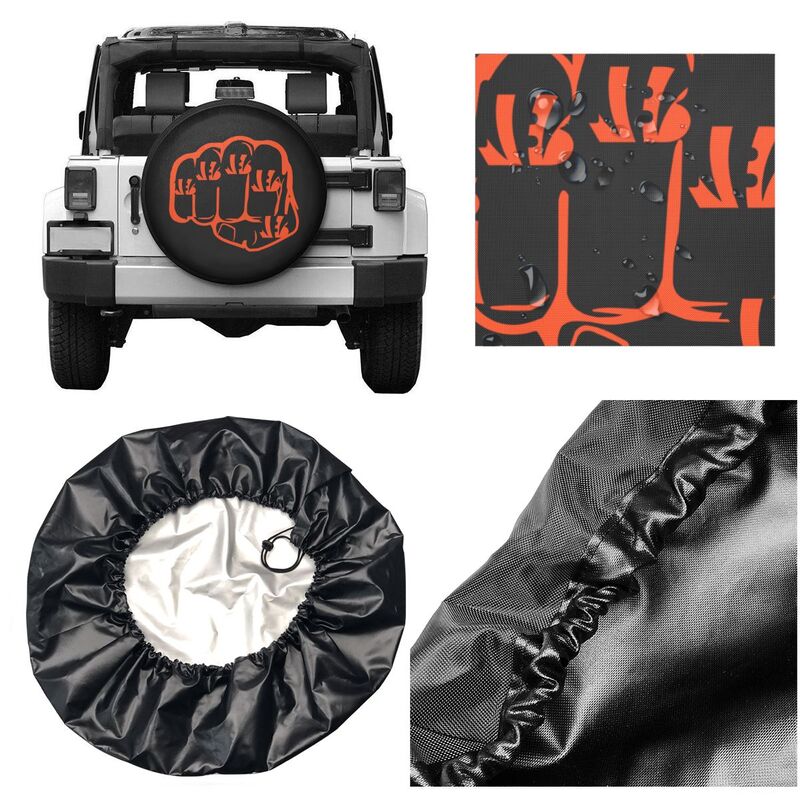 Cincinnati Bengals Print tire protection cover car spare tire dust protection covers