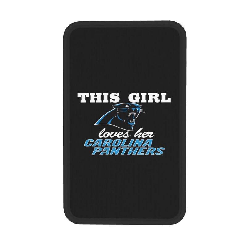 Carolina Panthers Printing car center console pad car armrest protective cover