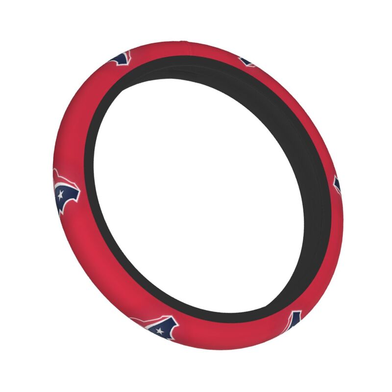 Houston Texans 1 Printed breathable elastic steering wheel protective cover